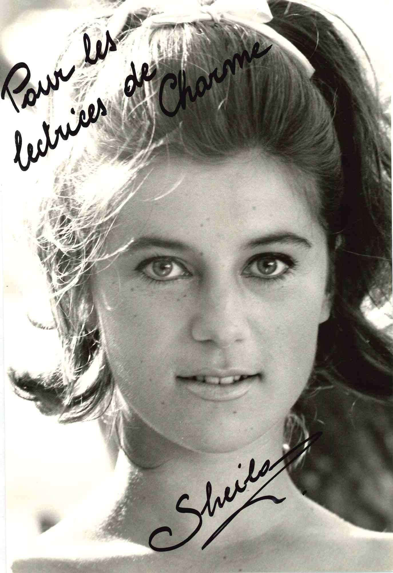 Autographed Portrait of Sheila - Vintage Photo - 1970s