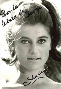 Autographed Portrait of Sheila - Vintage Photo - 1970s