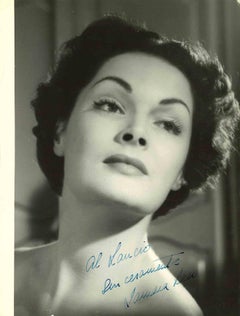 Autographiertes Porträt von Tamara Lees - Vintage Foto - 1960er Jahre
