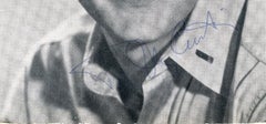 Autographed Portrait of Tony Curtis - Vintage b/w Postcard - 1959