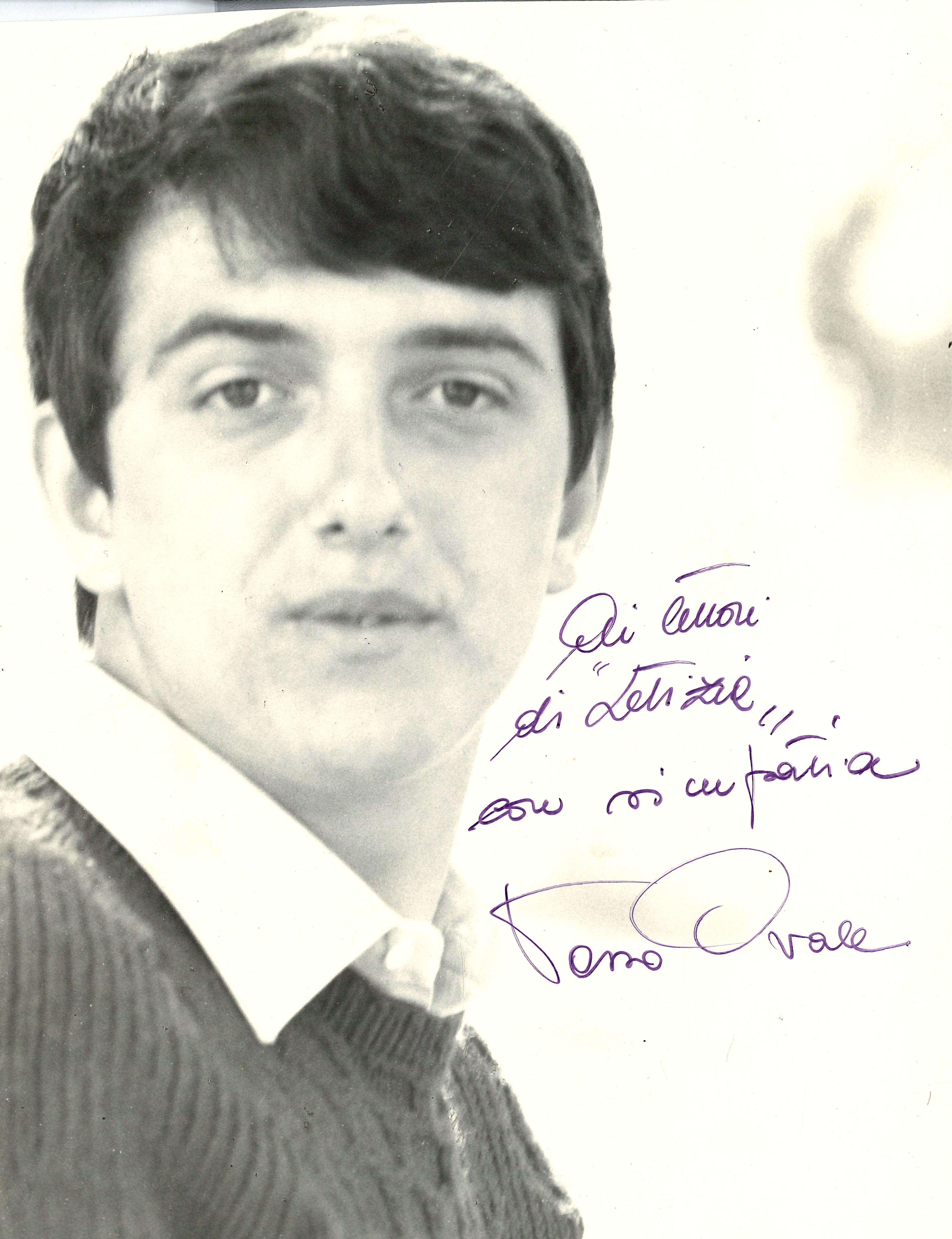 Autographed Portrait of Vasso Ovale - Vintage Photo - 1960s