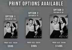 Ava Gardner and Burt Lancaster "The Killers" Globe Photos Fine Art Print