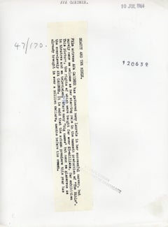 Ava Gardner Glamour Portrait in Diamonds Vintage Original Photograph