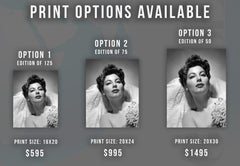 Ava Gardner Looking Up Globe Photos Fine Art Print