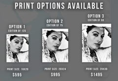 Ava Gardner Stunning Closeup Globe Photos Fine Art Print