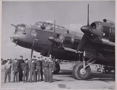 Avro Lancaster Bomber DS689 ABC-fitted original 1943 silver gelatin photograph