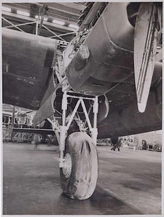 Vintage Avro Lancaster Bomber W4131 original 1943 photograph undercarriage 