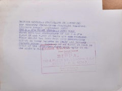 Avro Lancaster Bomber with 8000lb cookie bomb original press photograph 1943