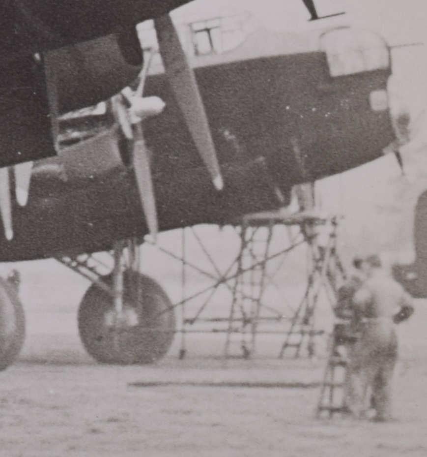 Avro Lancaster Bombers original press photograph 1940 for 'Aeroplane' magazine - Realist Photograph by Unknown