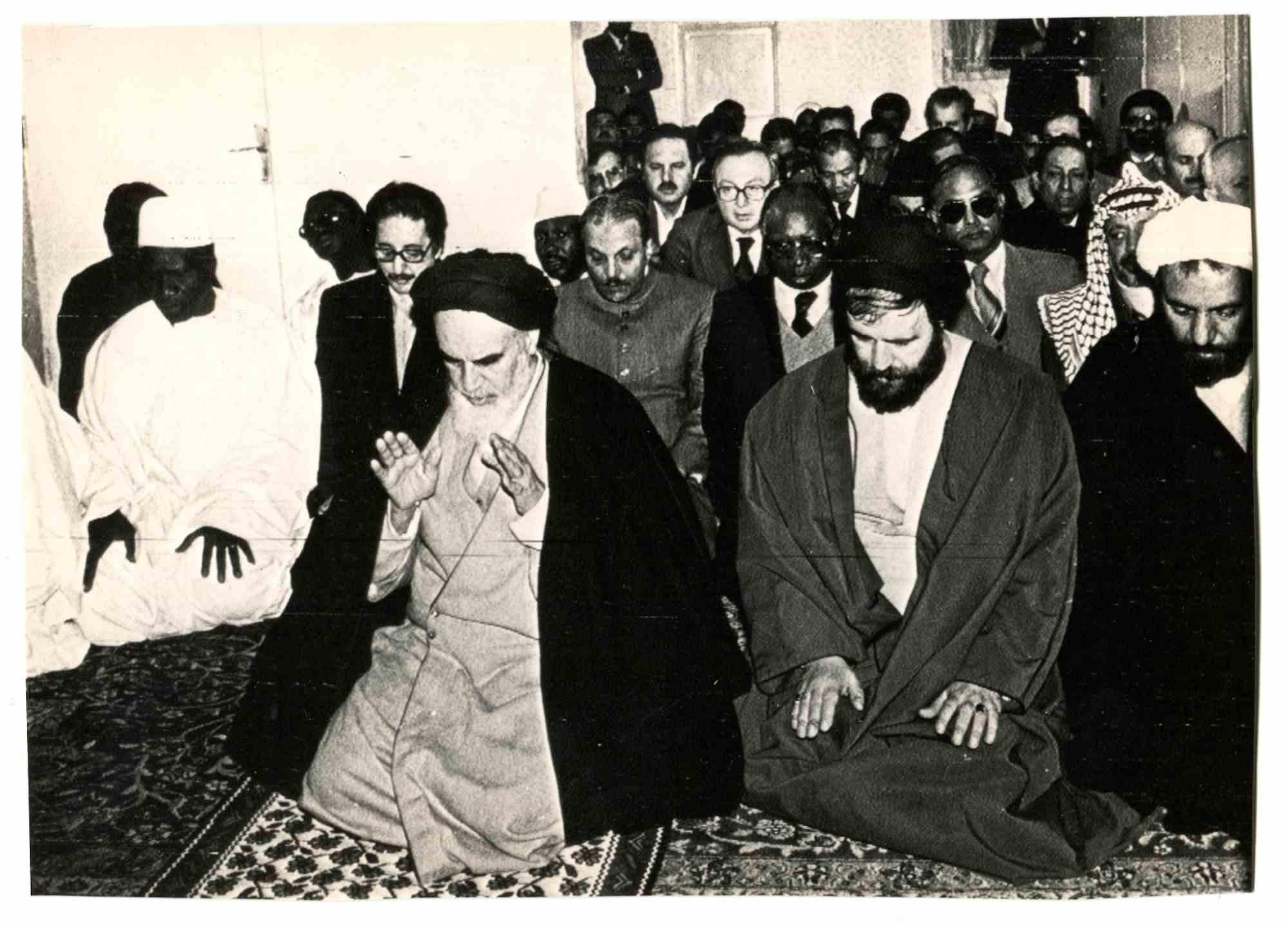 Unknown Figurative Photograph - Ayatollah Khomeini - Vintage Photo - 1970s