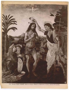Antike Galerie des Baptismus in Florenz – Vintage-Foto – frühes 20. Jahrhundert