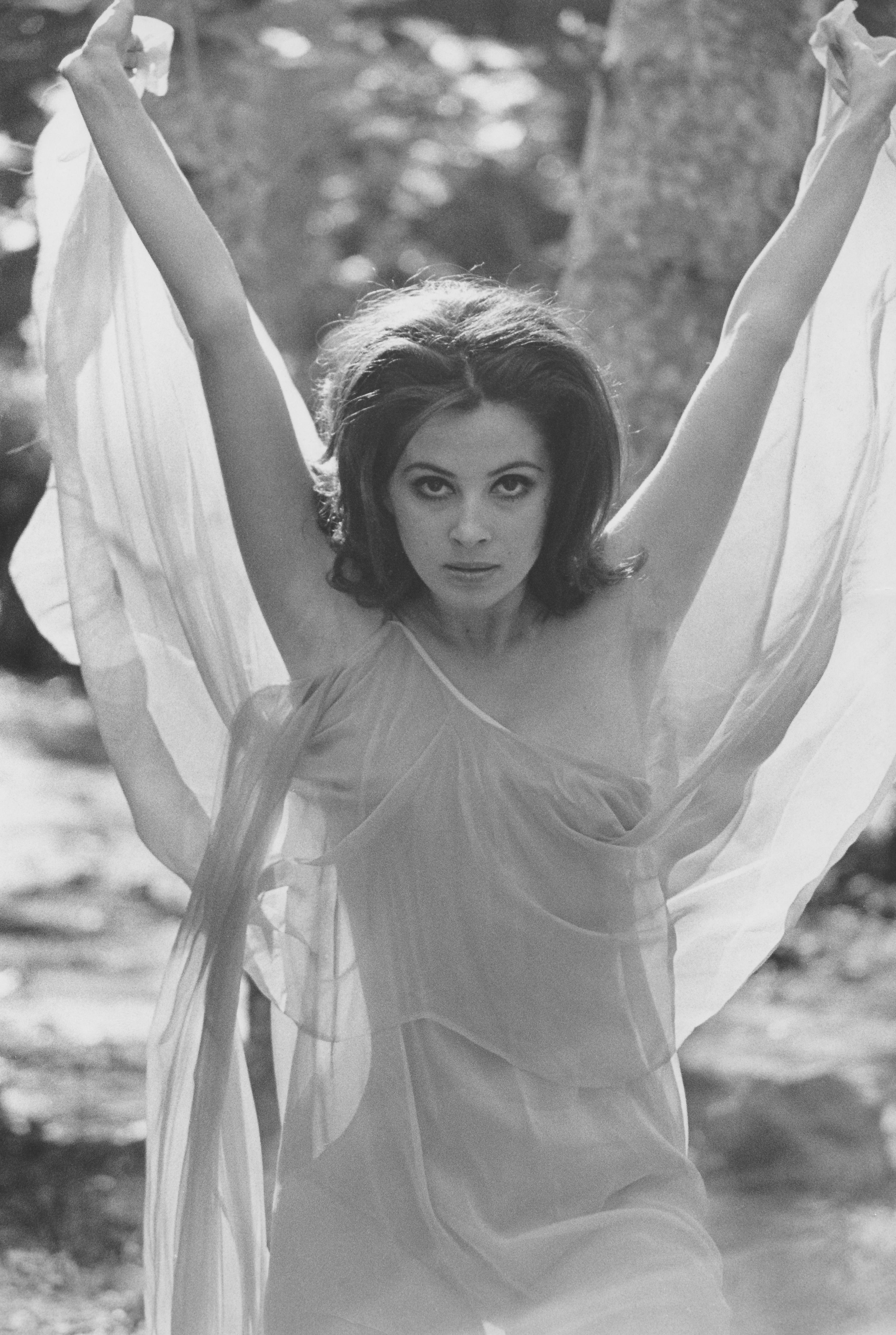 Unknown Black and White Photograph - Barbara Parkins: Valley of the Dolls Star in Satin Fine Art Print