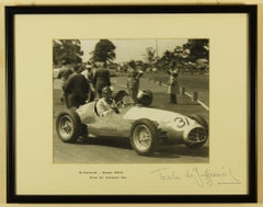 Baron Emmanuel 'Toulo' de Graffenried British Grand Prix 1953