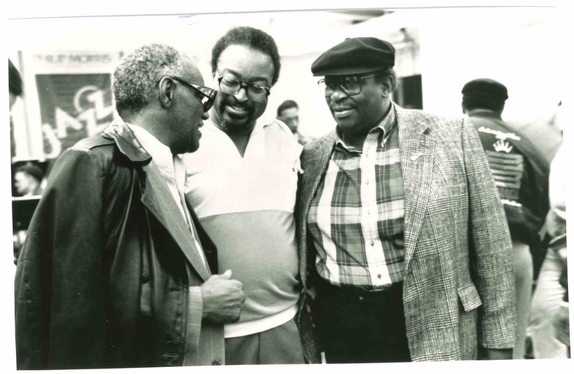 Figurative Photograph Unknown - B.B. King and Ray Charles - Photo - 1970