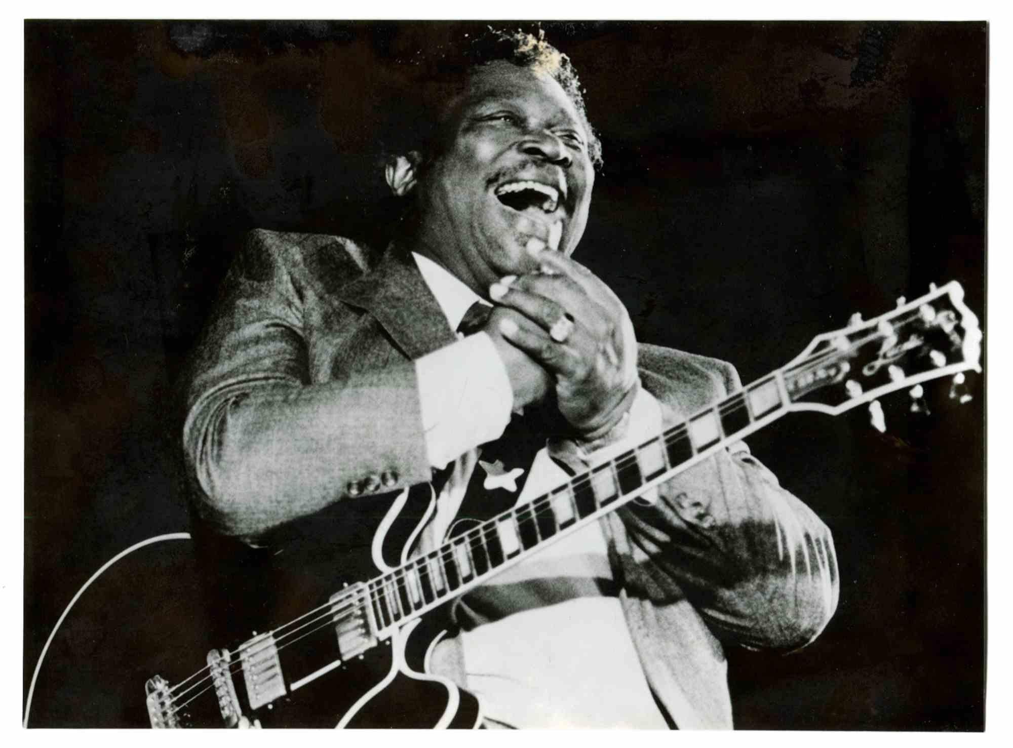 Unknown Portrait Photograph - B.B. KIng  - Vintage Photo - 1980s