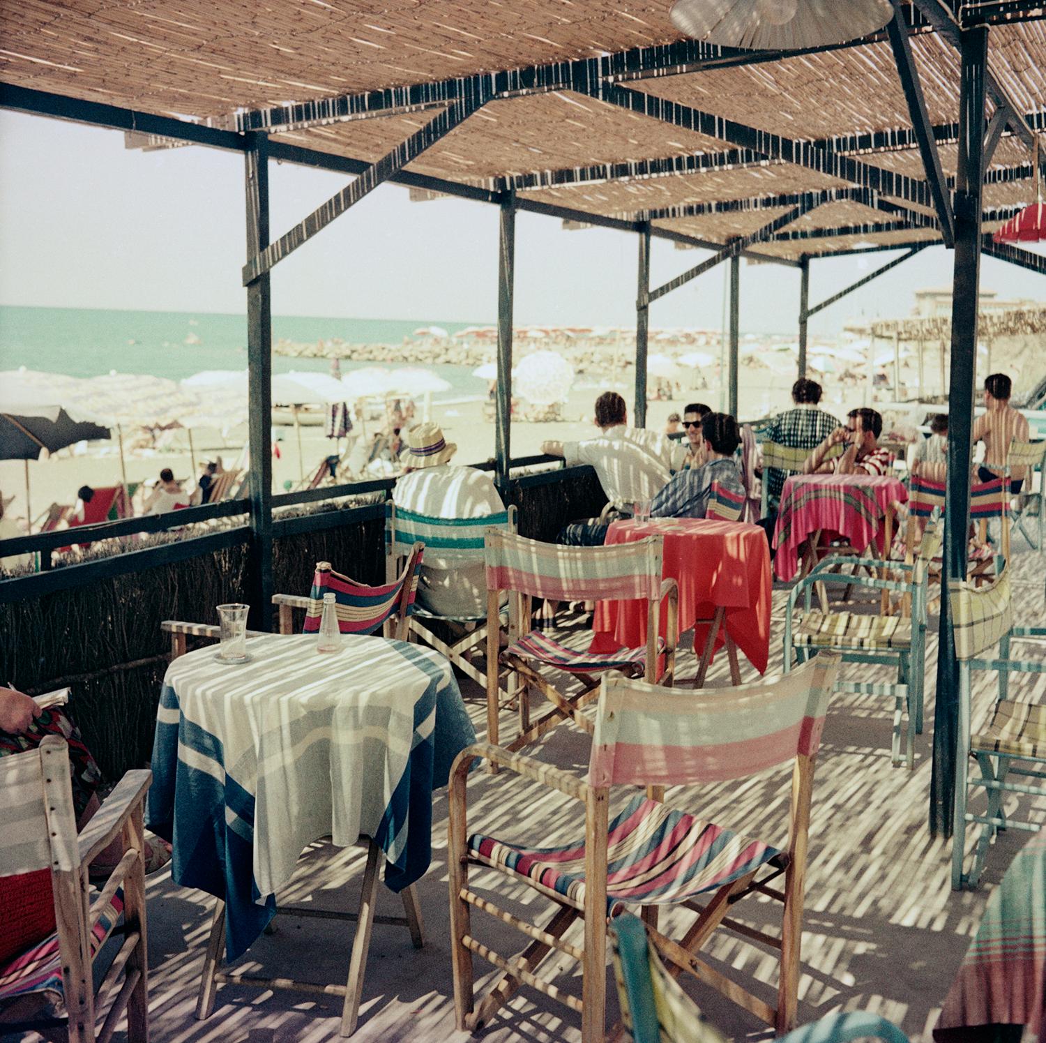Beach Bar circa 1960 Oversize Colour Pigment print 