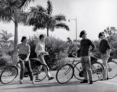 Beatles on Bikes Globe Photos Fine Art Print