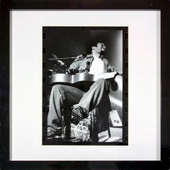 "Ben Harper" black and white photograph from original Hard Rock Hotel and Casino