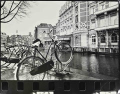 Biciclette ad Amsterdam - Fotografia d'epoca - Anni '60