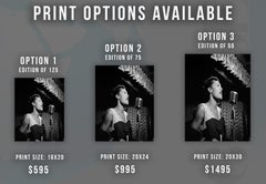 Billie Holiday at the Downbeat Globe Photos Fine Art Print