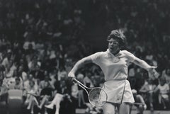 Billie Jean King: Tennis Legend in Action Fine Art Print