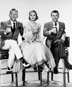 Bing Crosby, Grace Kelly, and Frank Sinatra Globe Photos Fine Art Print