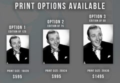 Bing Crosby Smiling in Bowtie Globe Photos Fine Art Print