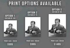 Bing Crosby Smoking Fine Art Print