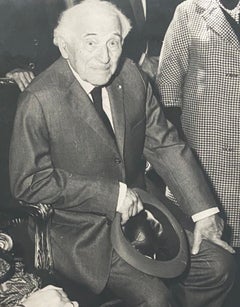 Photographie en noir et blanc de Marc Chagall, 1978