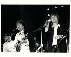 Bob Dylan and Mick Jagger at the Hall of Fame Vintage Original Photograph