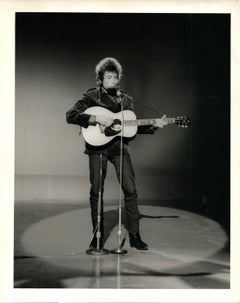 Bob Dylan in the Spotlight Vintage Original Photograph