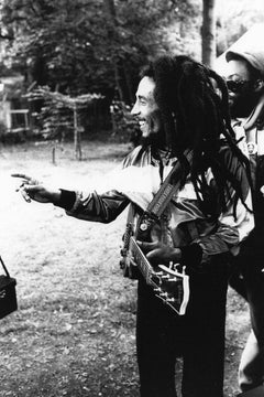 Bob Marley Smiling at Crystal Palace Vintage Original Photograph