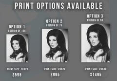 Bobbie Gentry Stunning Profile Globe Photos Fine Art Print