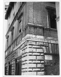 Botteghe Oscure - Disappeared Rome - Original b/w Photograph - 1931