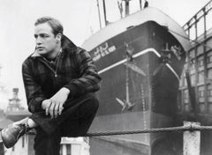 Brando On The Waterfornt (1954) Silbergelatinefaser-Druck in Übergröße 