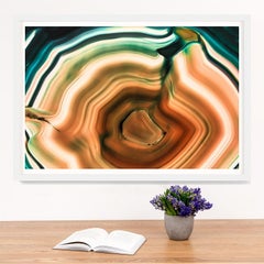 Bright Geodes no. 10, giclee print, framed