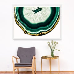 Bright Geodes no. 11, giclee print, framed