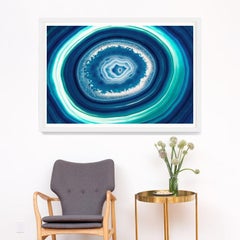 Bright Geodes no. 5, giclee print, framed