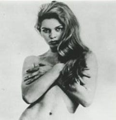 Brigitte Bardot 1959 Portrait en noir et blanc