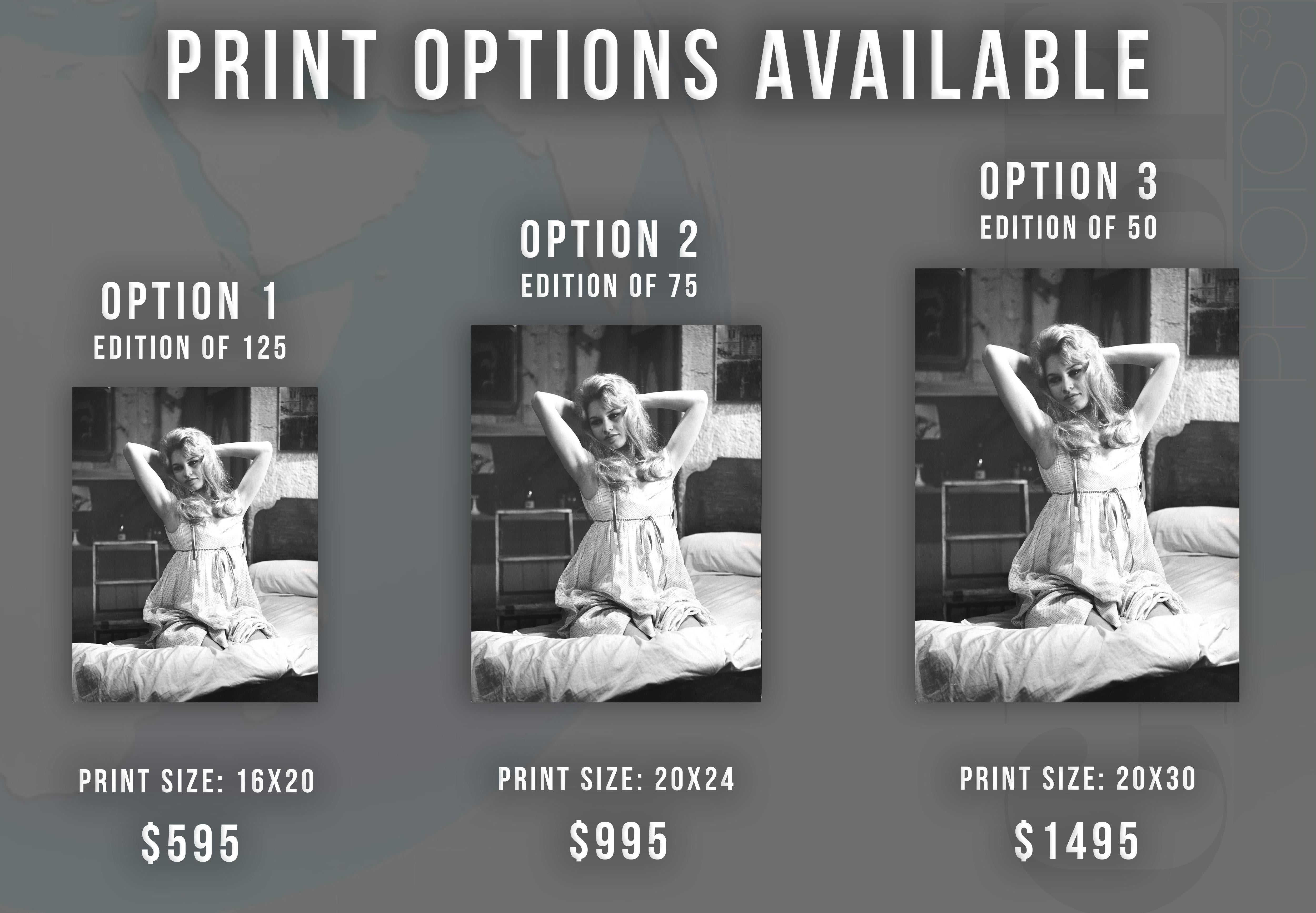 Brigitte Bardot: Bedroom Eyes Fine Art Print - Photograph by Unknown