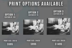 Brigitte Bardot Nude on Bed Fine Art Print