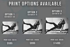 Brigitte Bardot Sexy French Actress Leaning Back Globe Photos Fine Art Print