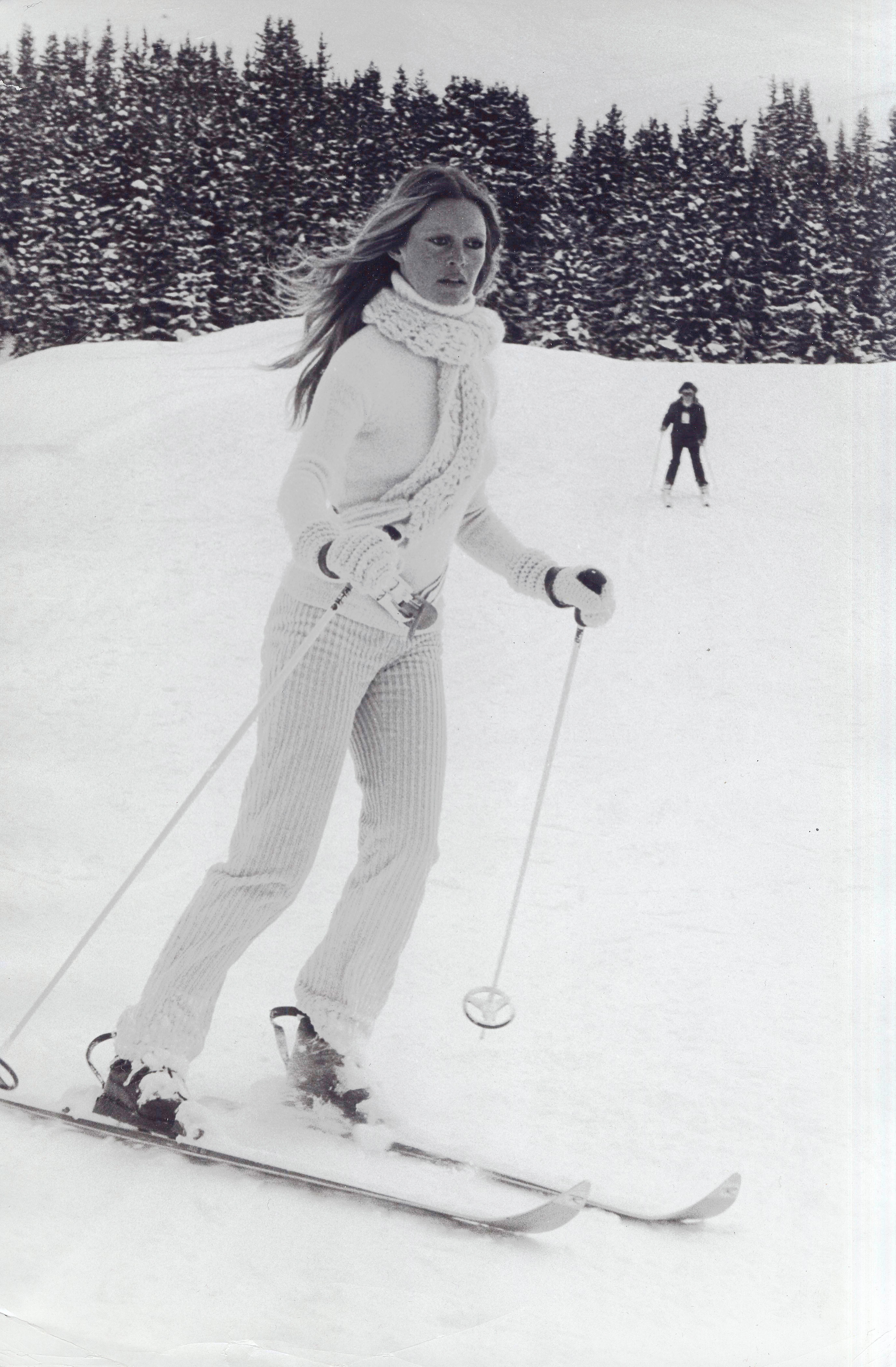 Brigitte Bardot Esquía en Suiza