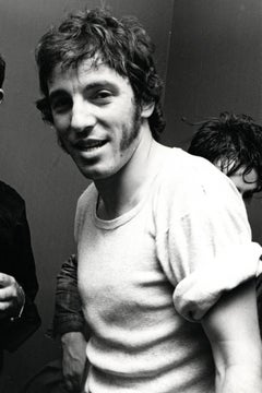 Bruce Springsteen Candid and Smiling Vintage Original Photograph