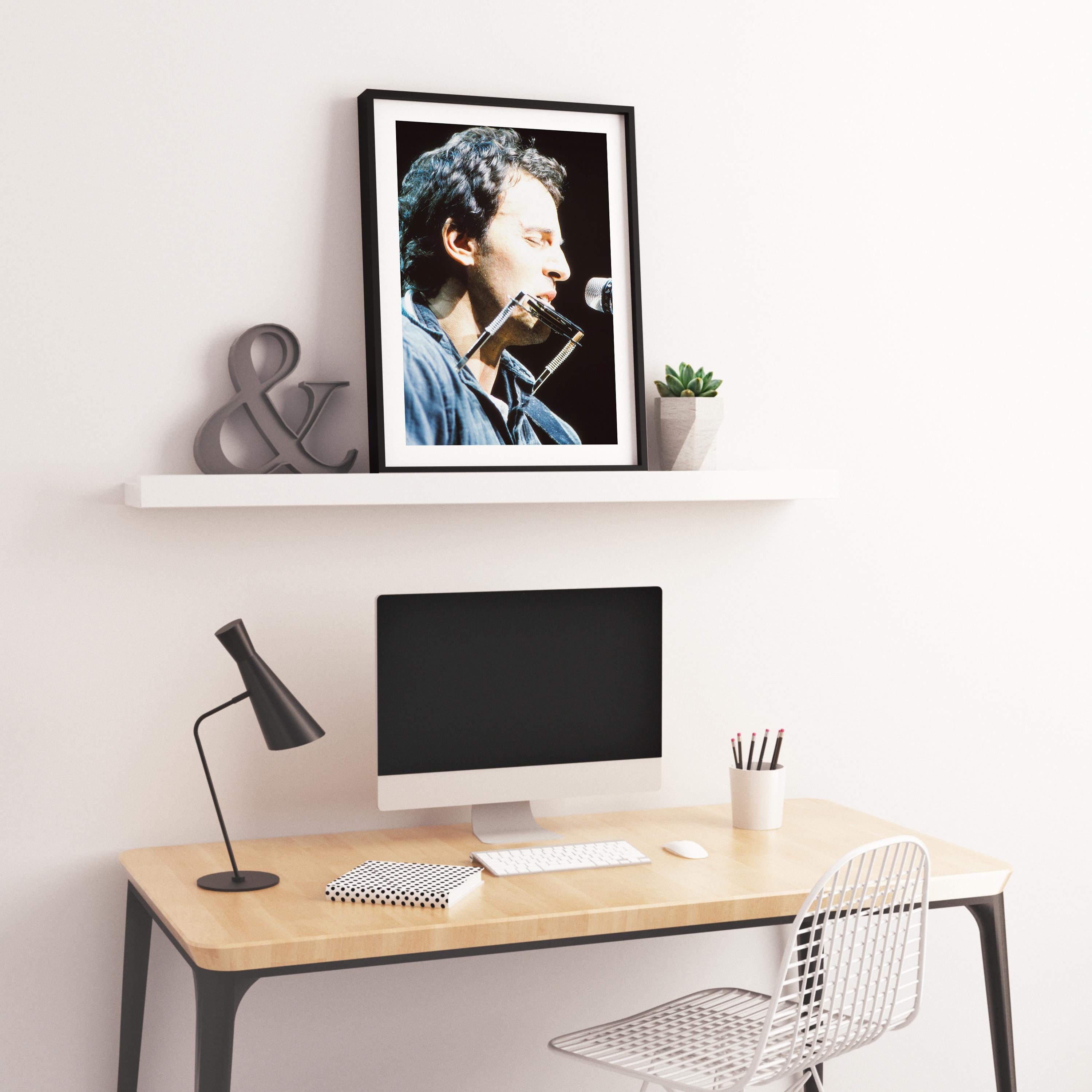 Bruce Springsteen Closeup on Stage Fine Art Print For Sale 2