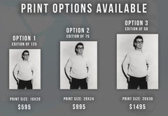 Buddy Holly Leaning Against Wall Globe Photos Fine Art Print