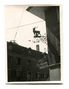 Café Hirschen in Luzern - Fotografie - Mitte des 20. Jahrhunderts