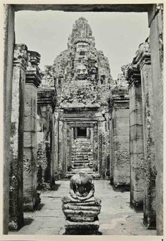 Kambodschanischer Tempel – Vintage-Fotografie – 1960er Jahre