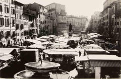 Campo dei Fiori, Rome - Vintage Photograph - 1950s