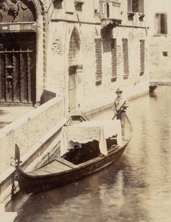 Canal in front of Palazzo, Venice